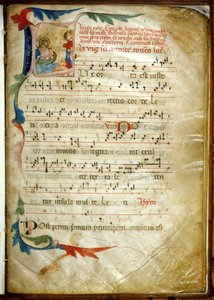 Illuminated Score of Ambrosian Songs