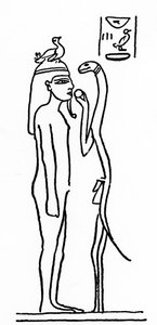 Illustration from Dizionario di Mitologia Egizia by Rodolfo Vittorio Lanzoni, 1881