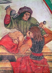 Interior of an Inn (detail) by Italian School