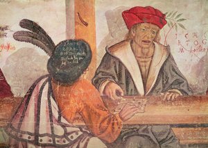 Interior of an Inn (detail) by Italian School