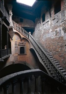 Internal View of the Castle of Counts Guidi or Palazzo Pretorio