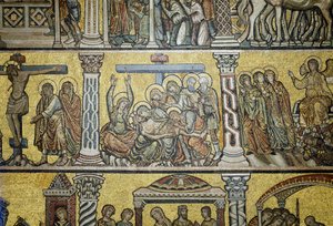 Lamentation over the Dead Christ from the fifth zone of the cupola, Florentine or Venetian School