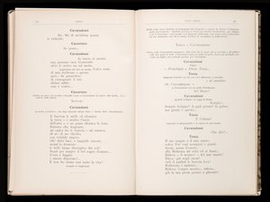 Libretto della Tosca by Giacomo Puccini, Edition Ricordi, Italy