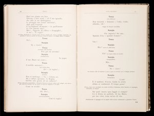 Libretto of Tosca by Giacomo Puccini, Edition Ricordi, Italy by Italian School