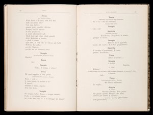 Libretto della Tosca by Giacomo Puccini, Edition Ricordi, Italy by Italian School
