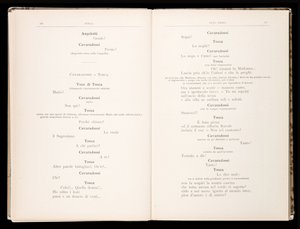 Libretto della Tosca by Giacomo Puccini, Edition Ricordi, Italy