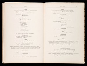 Libretto of Tosca by Giacomo Puccini, Edition Ricordi, Italy by Italian School