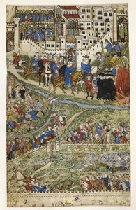 The destruction of the Templars and the death of King Philip IV of France, illustration from 