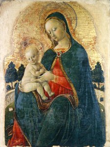 Madonna and Child in a Garden, Venetian Painter