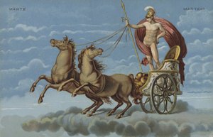 Mars in His Chariot