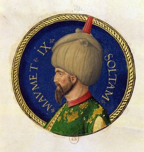 Mehmed II (1432-81) called Fatih, the Conqueror by Italian School