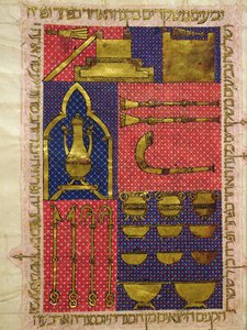 Instruments of the Temple, from the Hebrew Bible by Italian School