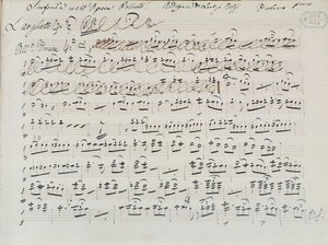 Musical Score for Poliuto by Donizetti by Italian School