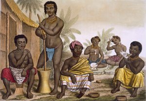 Natives of the Muchicongo Tribe, Near Luanda, Congo