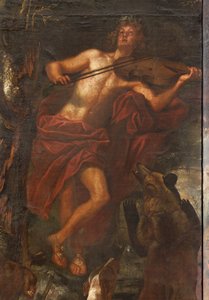 Orpheus Enchanting the Animals with Music, Myth of Orpheus by Italian School