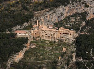 Overview of the Monastery of St. Benedetto (Sacro Speco)