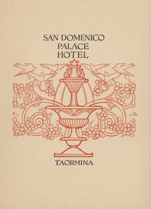 Page from Brochure for San Domenico Palace Hotel, Taormina by Italian School