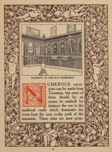 Page from Brochure for San Domenico Palace Hotel, Taormina by Italian School