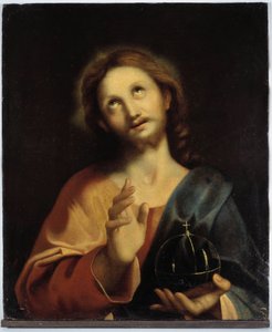 Portrait of Christ. Milanese school of the 16th century. Anonymous painting by Italian School