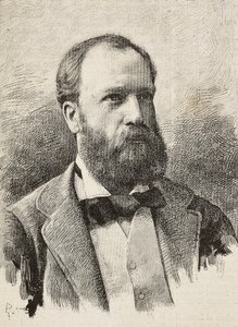 Portrait of Karl Hillebrand, German historian