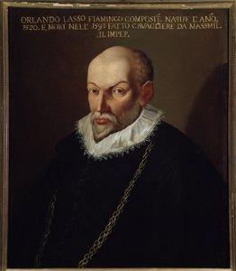 Portrait of Roland de Lassus, Flemish Composer