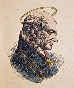 Portrait of Pope Damasus I (366-384)