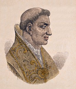 Portrait of Pope Stephen II (752-757) by Italian School
