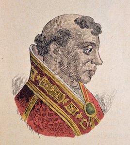 Portrait of Pope Formosus (891-896) by Italian School
