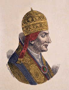 Portrait of Pope Gregory VIII (1187)