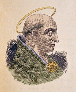 Portrait of Pope Pontian (230-235)