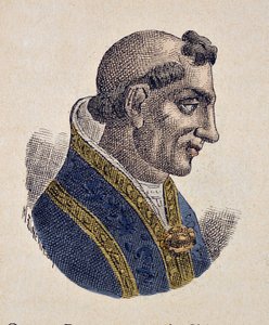 Portrait of Pope Sergius III (904-911)