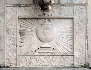 Representation of the Holy Grail in the Cathedral of Milan
