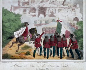 Risorgimento, Roman Republic: the soldiers of Giuseppe Garibaldi by Italian School