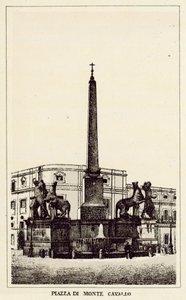 Rome: Piazza di Monte Cavallo by Italian School