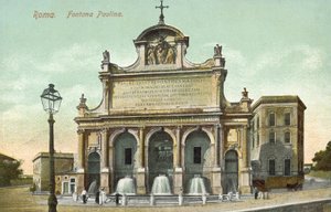 Rome, Italy, Fontana Paolina by Italian School