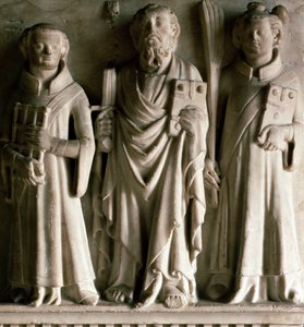 Saint Paul, Saint Laurent and Saint Etienne (Bas Relief) by Italian School