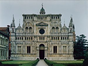 Screen facade of the Carthusian Monastery, begun in 1473 by Italian School