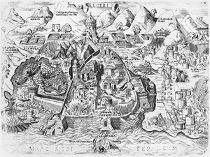 Siege of Algiers by Charles V in 1541
