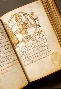 Singing Page with Neumes by Italian School