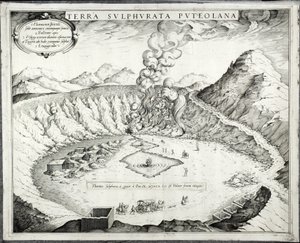 Solfatara Volcano, Pozzuoli, Naples by Italian School