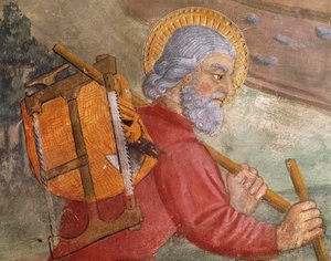 St Joseph (detail) by Italian School