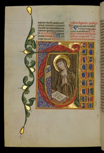 St Scholastica with Open Book