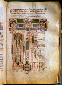 Te igitur Page of a Missal and Sacramental Representative by Italian School