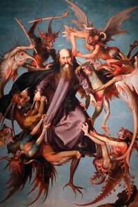 Temptations of St Anthony (16th century) by Italian School