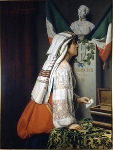 The 1870 plebiscite. On this occasion the Italians voted for Italian unity. Museo del Risorgimento. Milan by Italian School