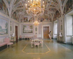 The Audience Room, frescoes painted by Matteo Rosselli in 1623 by Italian School