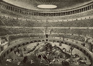 The Coliseum, The Great Wild Beast Chase by Italian School