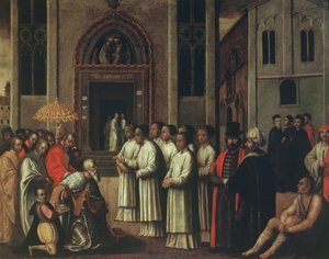 The Doge Ziani Meets Pope Alexander III at the Carita in 1172