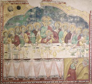 The Last Supper and the Agony in the Garden by Italian School