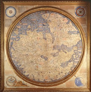 The Mappa Mundi of Fra Mauro, a Camaldolese Monk from the Monastery of San Michele in Murano